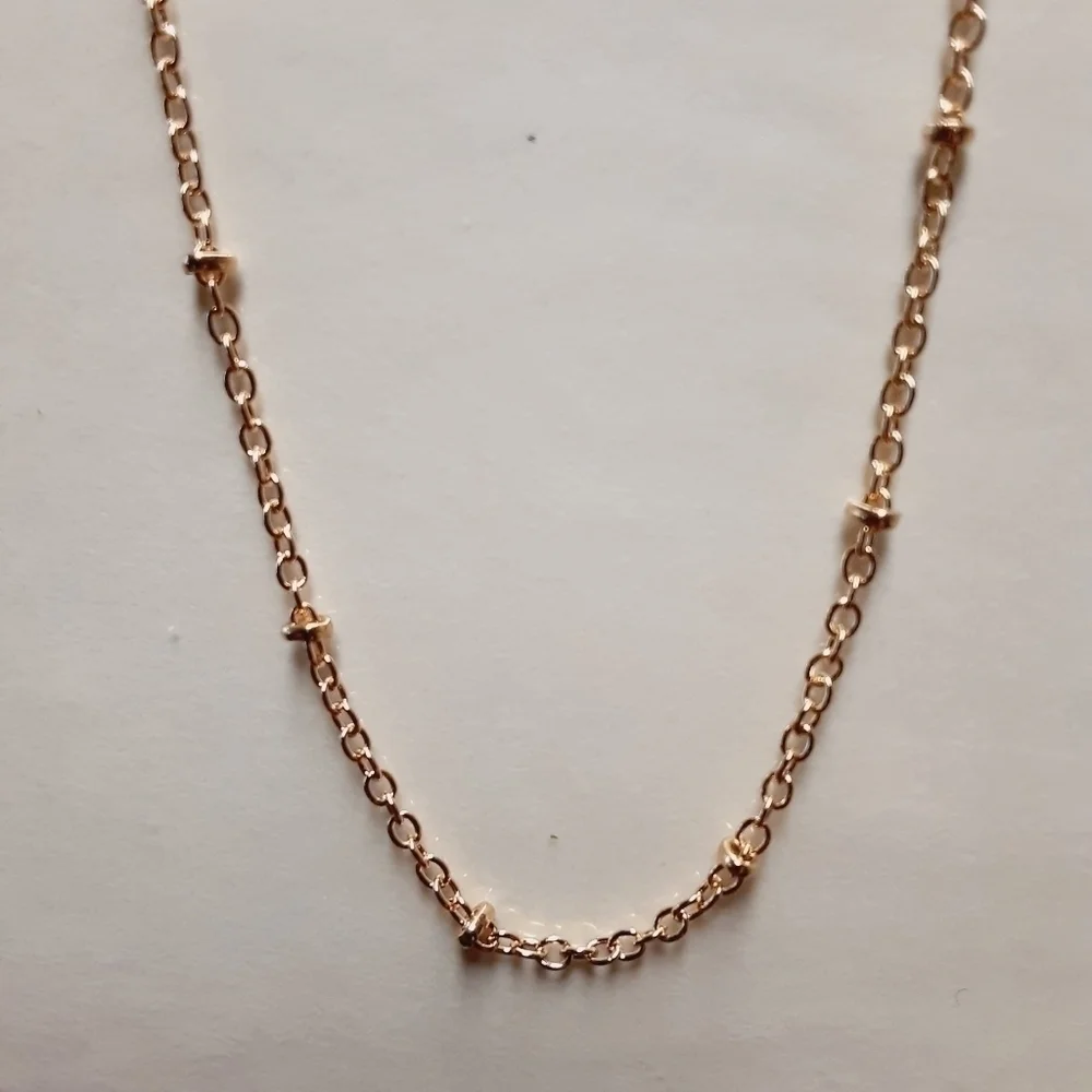 Gold Dainty Chain Choker Necklace 12